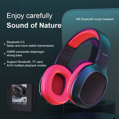 WK M8 Bluetooth 5.0 Fashion Design Music Bluetooth Headphone, Support TF Card