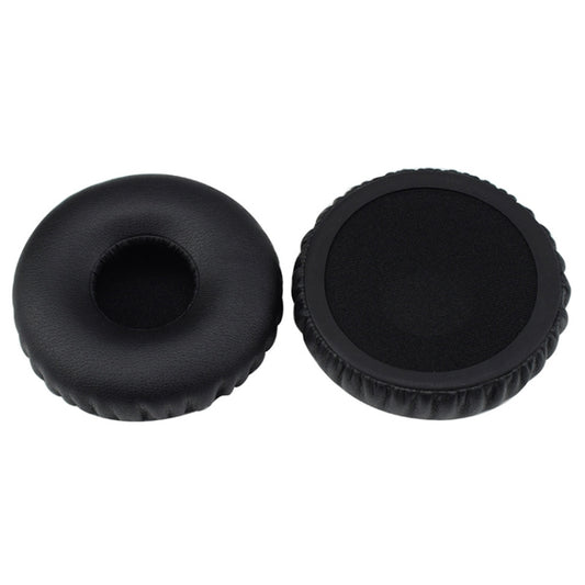 2 protectores de oídos de espuma y cuero sintético para auriculares JBL E40BT/T450, color negro y blanco