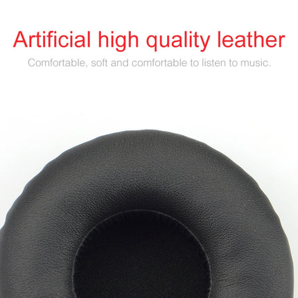 2pcs For JBL Synchros S400BT Headphones Imitation Leather + Memory Foam Soft Earphone Protective Cover Earmuffs, For Synchros S400BT Black, For Synchros S400BT White