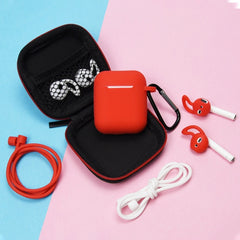 7 PCS Wireless Earphones Shockproof Silicone Protective Case for Apple AirPods 1 / 2