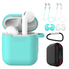 7 PCS Wireless Earphones Shockproof Silicone Protective Case for Apple AirPods 1 / 2