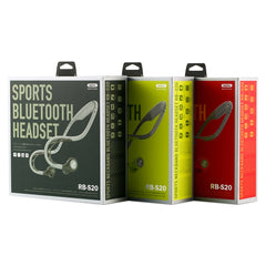 REMAX RB-S20 Bluetooth 4.2 Rotatable Ear Shell Rear-mounted Bluetooth Sports Earphone, RB-S20 Green, RB-S20 Red, RB-S20 Yellow