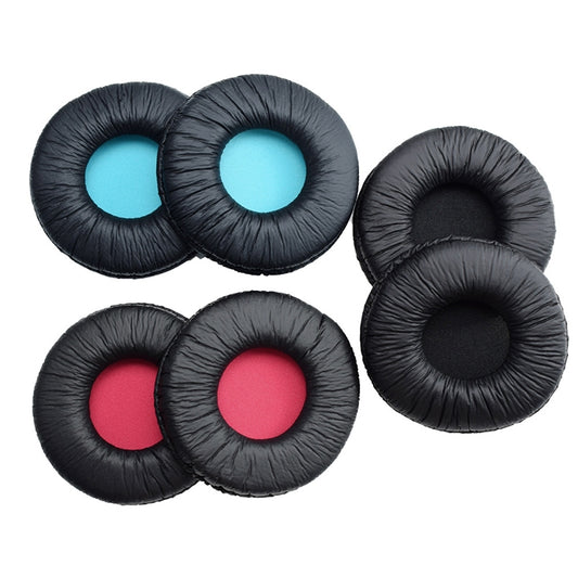 2 PCS For SONY MDR-V55 Earphone Cushion Leather Cover Earmuffs Replacement Earpads