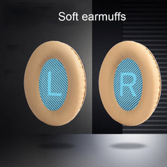 1 Pair Soft Earmuff Headphone Jacket with LR Cotton for BOSE QC2 / QC15 / AE2 / QC25 / QC35