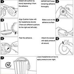 1 par de protectores de auriculares de esponja suave para Beats Solo 2.0/3.0, versión Bluetooth