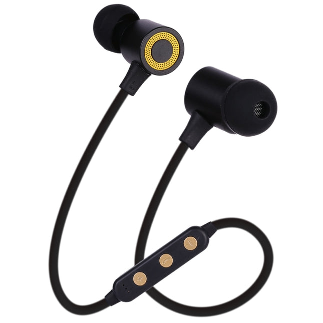 Auriculares Bluetooth V5.0 con absorción magnética para deportes portátiles MG-G22, compatible con tarjeta TF