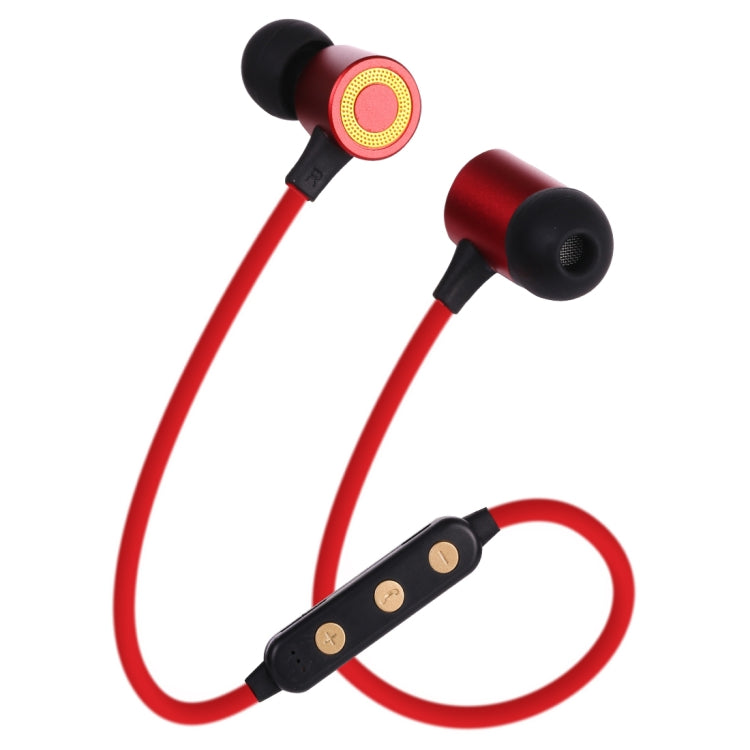 Auriculares Bluetooth V5.0 con absorción magnética para deportes portátiles MG-G22, compatible con tarjeta TF