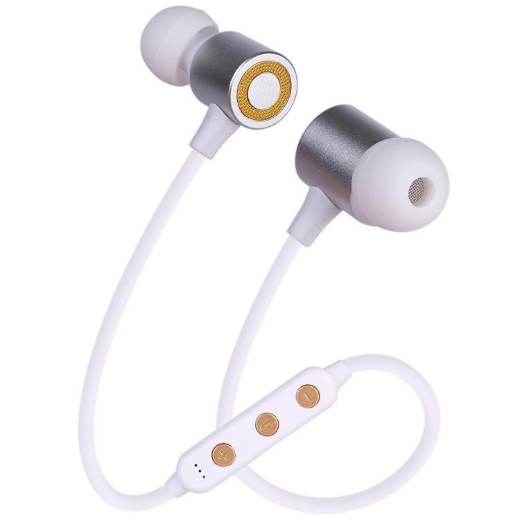 Auriculares Bluetooth V5.0 con absorción magnética para deportes portátiles MG-G22, compatible con tarjeta TF