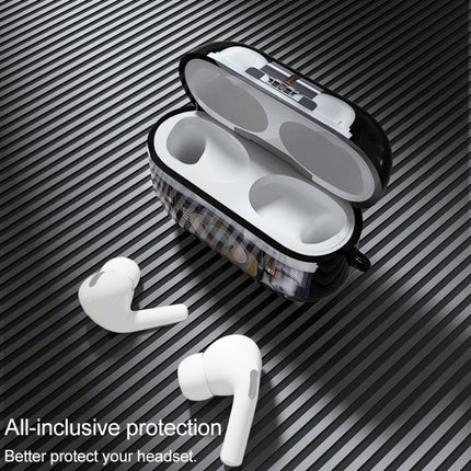 Funda protectora de TPU con estructura mecánica para auriculares AirPods Pro, para AirPods Pro