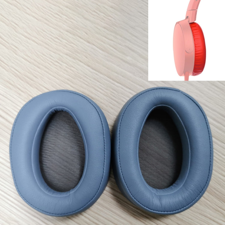2 PCS For Sony MDR-100ABN / WH-H900N Earphone Cushion Cover Earmuffs Replacement Earpads with Mesh