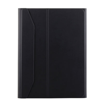 1130B Detachable Bluetooth 3.0 ABS Brushed Texture Keyboard + Lambskin Texture Leather Tablet Case for iPad Pro 11 inch (2018), with Three-gear Adjustment / Magnetic / Sleep Function, 1130B