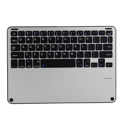 3018 Detachable Bluetooth 3.0 Aluminum Alloy Keyboard + Imitation Cloth Texture Leather Tablet Case for iPad Air / Air 2 / iPad Pro 9.7 inch, with Sleep / Water Repellent Function, 3018