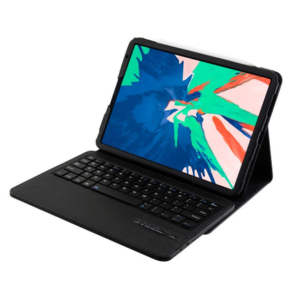 IP011 Detachable Bluetooth 3.0 ABS Keyboard + Litchi Texture Leather Tablet Case for iPad Pro 11 inch (2018), with Sleep Function, IP011