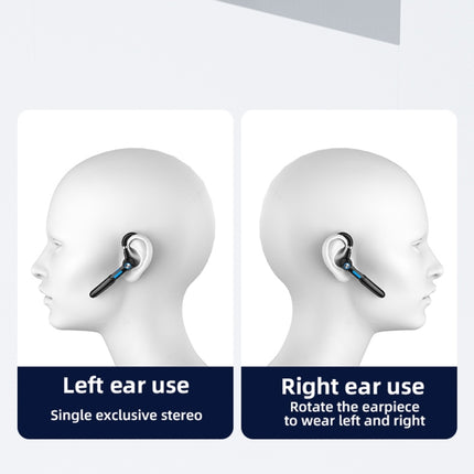ME-100 TWS Business Rotating Universal True Stereo 5.0 Version Hanging Ear In-Ear Bluetooth Headset