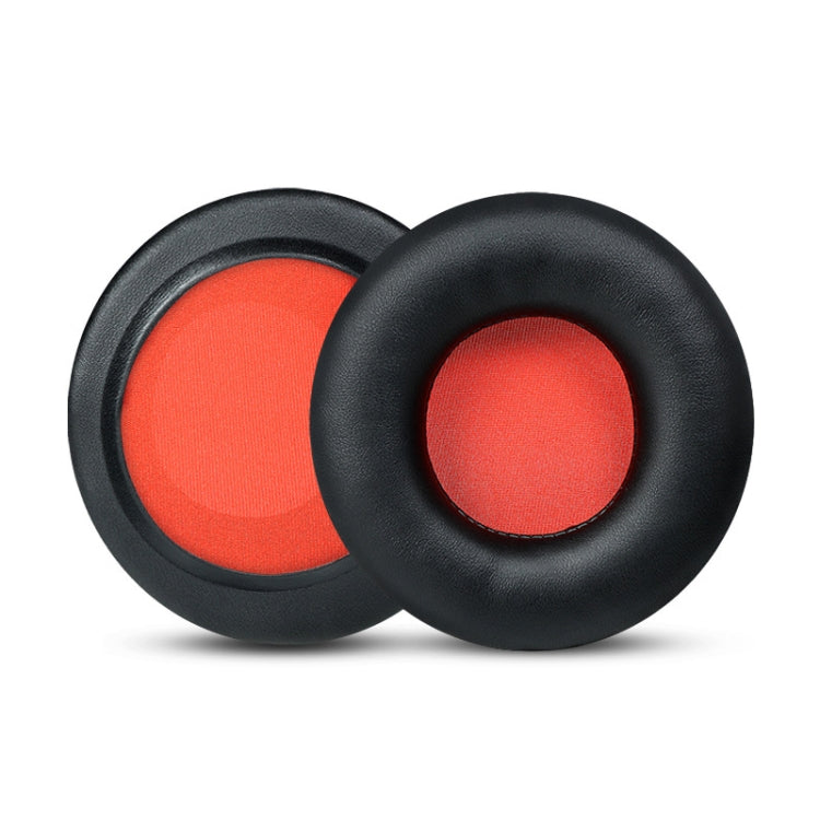 2 PCS For Skullcandy / HESH 2.0 HESH Ordinary Earphone Cushion Cover Earmuffs Replacement Earpads with Mesh(Red+Red Mesh), IP6D9961B, IP6D9961BH, IP6D9961BR, IP6D9961BW, IP6D9961R, IP6D9961BG, IP6D9961BL, IP6D9961BY