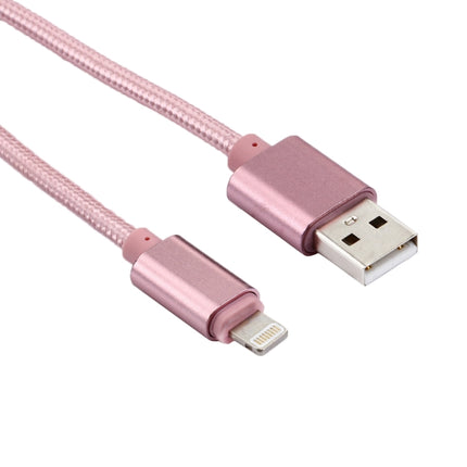 2 m langes Daten-/Ladekabel mit 84 Adern, 8-polig, mit Metallkopf im gewebten Stil, USB 2.0