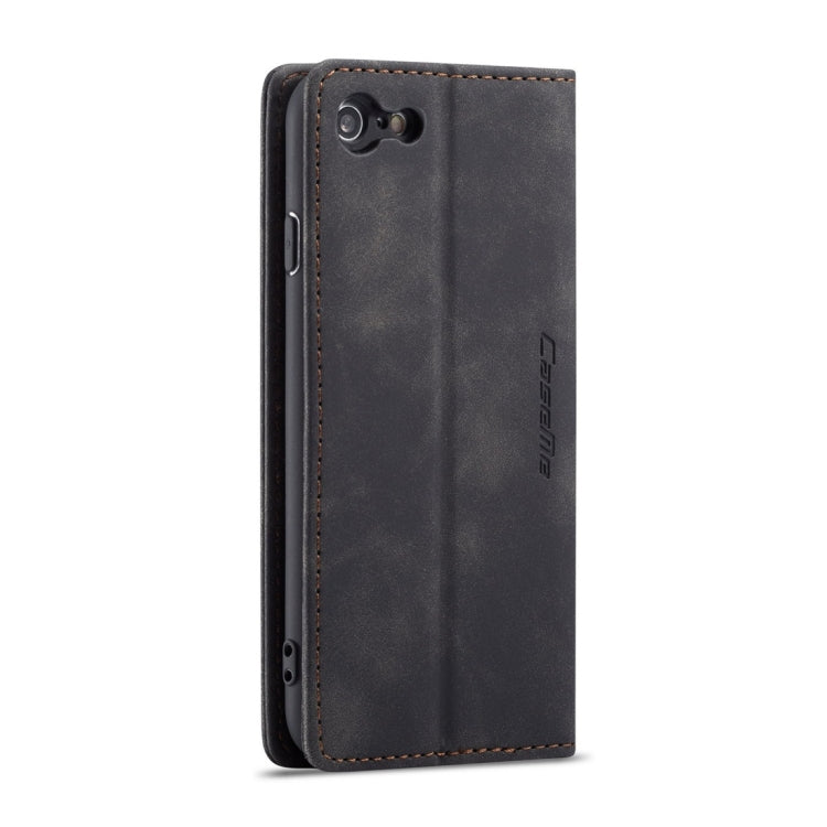 CaseMe-013 Funda de cuero multifuncional con tapa horizontal esmerilada retro para iPhone 6/6s, con ranura para tarjetas, soporte y billetera, para iPhone 6/6s