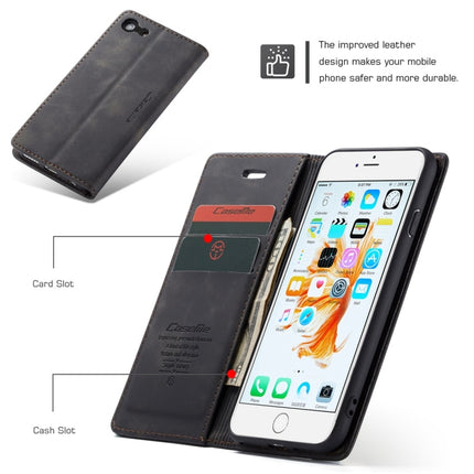 CaseMe-013 Multifunktionale Retro Frosted Horizontal Flip Lederhülle für iPhone 6 / 6s, mit Kartensteckplatz &amp; Halter &amp; Geldbörse, für iPhone 6 / 6s