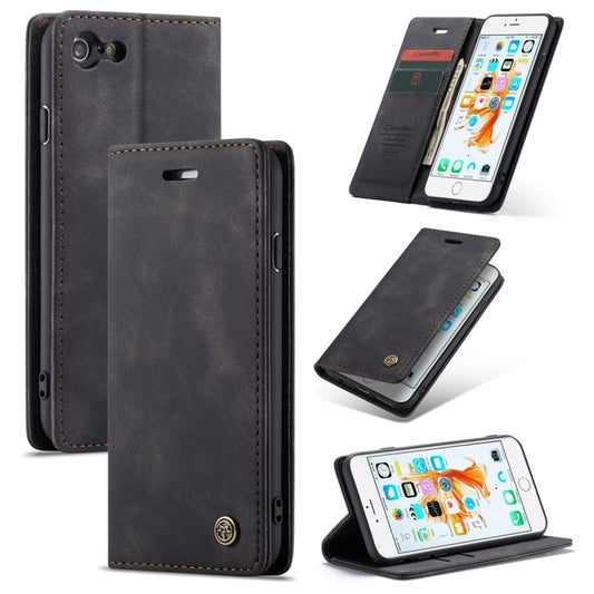 CaseMe-013 Multifunctional Retro Frosted Horizontal Flip Leather Case for iPhone 6 / 6s, with Card Slot & Holder & Wallet, For iPhone 6 / 6s