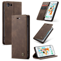 CaseMe-013 Multifunktionale Retro Frosted Horizontal Flip Lederhülle für iPhone 6 / 6s, mit Kartensteckplatz &amp; Halter &amp; Geldbörse, für iPhone 6 / 6s