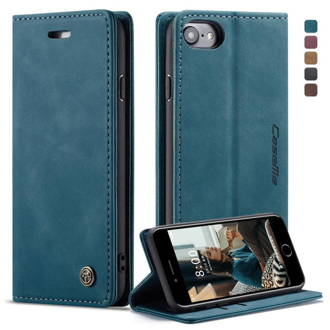CaseMe-013 Multifunctional Retro Frosted Horizontal Flip Leather Case for iPhone 6 / 6s, with Card Slot & Holder & Wallet, For iPhone 6 / 6s