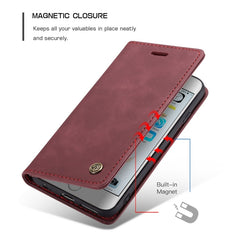 CaseMe-013 Multifunktionale Retro Frosted Horizontal Flip Lederhülle für iPhone 6 / 6s, mit Kartensteckplatz &amp; Halter &amp; Geldbörse, für iPhone 6 / 6s