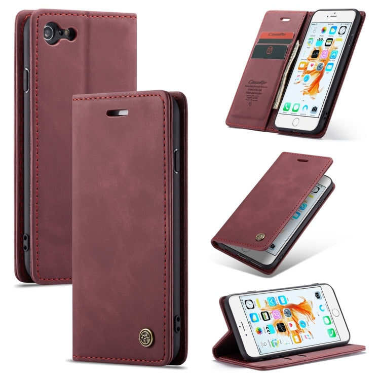 CaseMe-013 Multifunktionale Retro Frosted Horizontal Flip Lederhülle für iPhone 6 / 6s, mit Kartensteckplatz &amp; Halter &amp; Geldbörse, für iPhone 6 / 6s