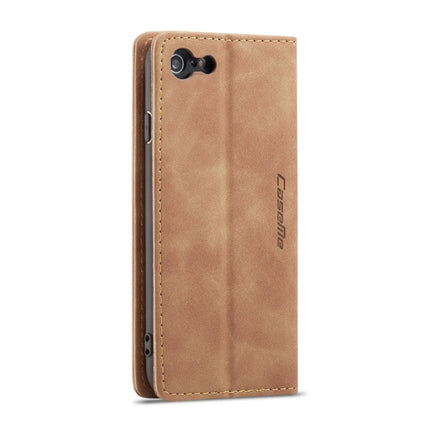 CaseMe-013 Funda de cuero multifuncional con tapa horizontal esmerilada retro para iPhone 6/6s, con ranura para tarjetas, soporte y billetera, para iPhone 6/6s