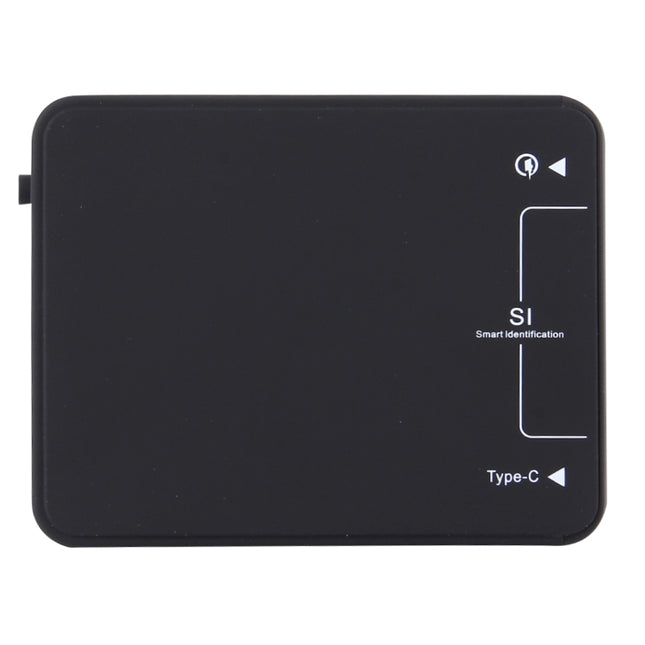 Cargador USB de escritorio Q8118 1 carga rápida 3.0 + 4 USB de identificación inteligente + 1 USB-C / Tipo-C 3.1