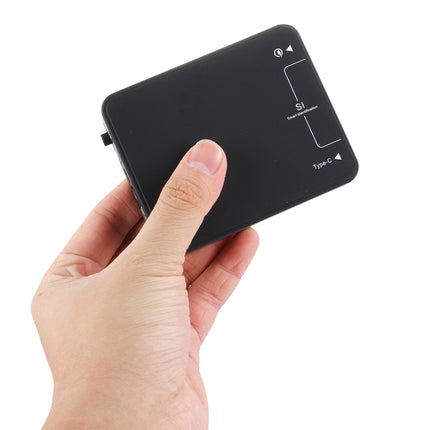 Q8118 1 Quick Charge 3.0 + 4 Smart Identification USB + 1 USB-C / Typ-C 3.1 Desktop-USB-Ladegerät