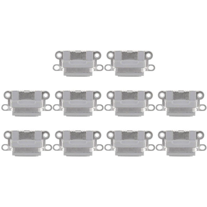 10 PCS Charging Port Connector for iPhone 6 / 6S, For iPhone 6 / 6S, For iPhone 6 / 6S (Light Grey)