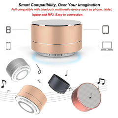 A10 Mini Portable Bluetooth Speaker Built-in MIC & LED, Support Hands-free Calls & TF Card