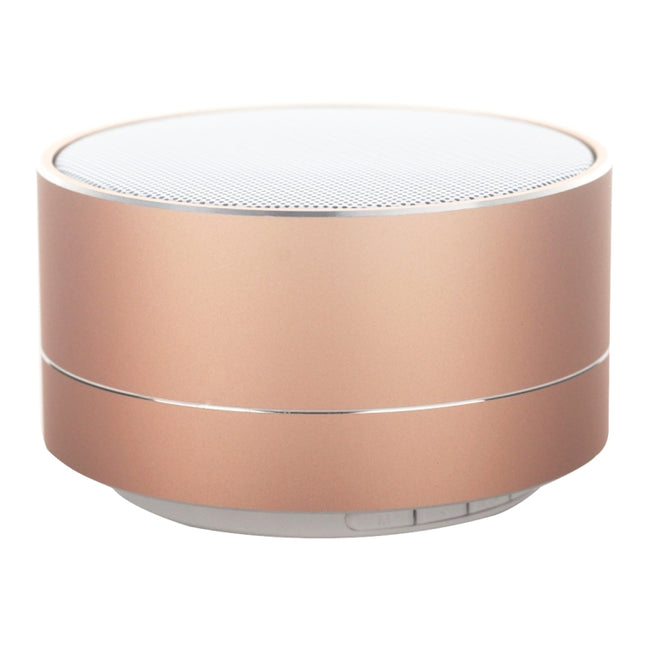 Mini altavoz portátil Bluetooth A10 con micrófono y LED integrados, compatible con llamadas manos libres y tarjeta TF