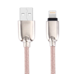 1m Woven 108 Copper Cores 8 Pin to USB Data Sync Charging Cable for iPhone, iPad