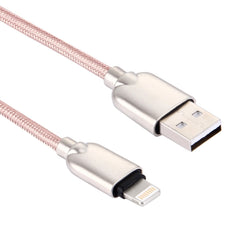 1m Woven 108 Copper Cores 8 Pin to USB Data Sync Charging Cable for iPhone, iPad