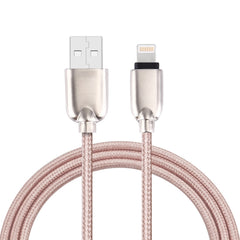 1m Woven 108 Copper Cores 8 Pin to USB Data Sync Charging Cable for iPhone, iPad