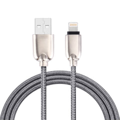 1m Woven 108 Copper Cores 8 Pin to USB Data Sync Charging Cable for iPhone, iPad