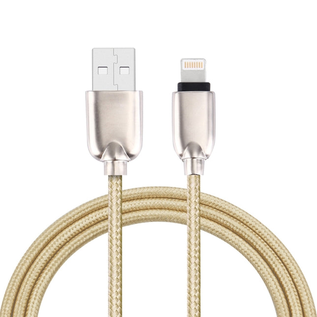 Cable de carga y sincronización de datos USB de 8 pines y 108 núcleos de cobre tejido de 1 m para iPhone y iPad