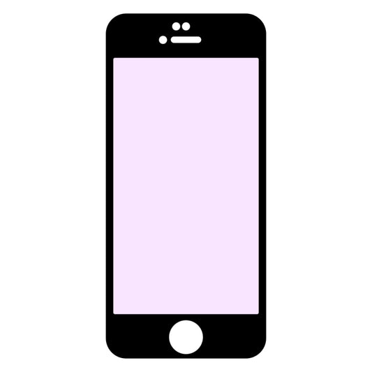 Película de vidrio templado antiarañazos 9H 10D de pantalla completa con efecto rayos violeta para iPhone 6 y 6S, para iPhone 6 y 6s (1 unidad), iPhone 6 y 6s