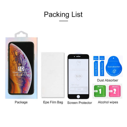 9H 5D Full Glue Full Screen Tempered Glass Film for iPhone 6 / 6s, For iPhone 6 / 6s (1 PC)