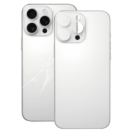 For iPhone 16 Pro Easy Replacement Big Camera Hole Glass Back Battery Cover, For iPhone 16 Pro(Not Disassemble)