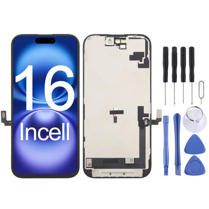 For iPhone 16 HD+ incell LCD Screen with Digitizer Full Assembly, For iPhone 16(HD+ incell)
