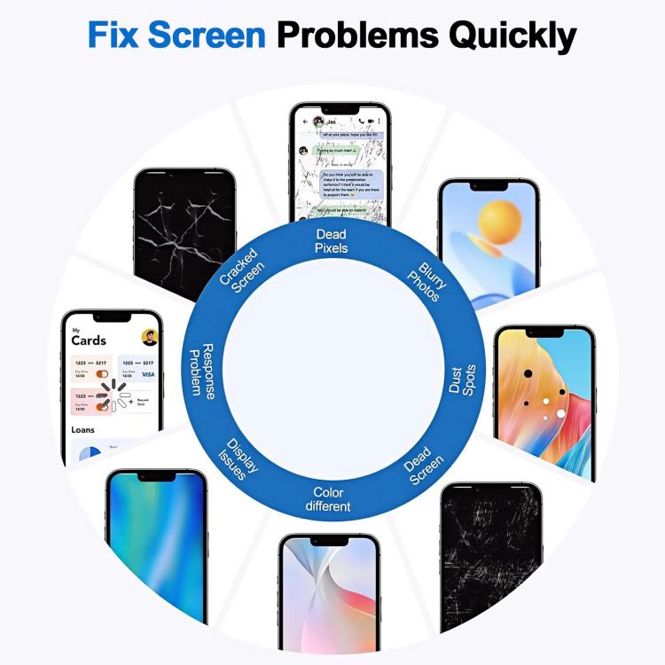 For iPhone 16 HD+ incell LCD Screen with Digitizer Full Assembly