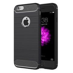 For iPhone 6 Plus & 6s Plus Brushed Texture Fiber TPU Rugged Armor Protective Case, For 6P & 6sP, For iPhone 6 Plus & 6s Plus