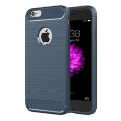 For iPhone 6 Plus & 6s Plus Brushed Texture Fiber TPU Rugged Armor Protective Case, For 6P & 6sP, For iPhone 6 Plus & 6s Plus
