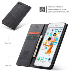 CaseMe-013 Multifunctional Retro Frosted Horizontal Flip Leather Case for iPhone 6 Plus / 6s Plus, with Card Slot & Holder & Wallet, For iPhone 6 Plus / 6s Plus