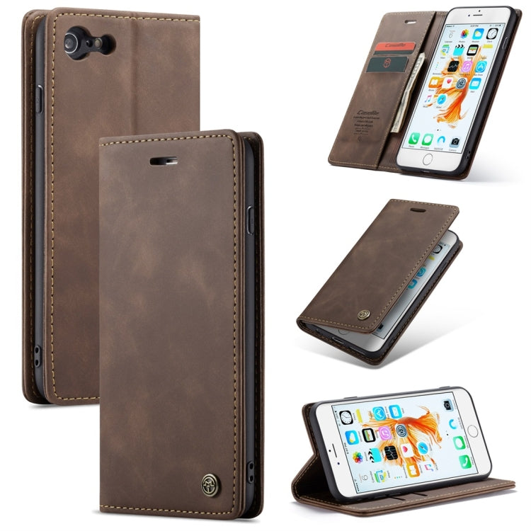 CaseMe-013 Multifunktionale Retro Frosted Horizontal Flip Lederhülle für iPhone 6 Plus / 6s Plus, mit Kartensteckplatz &amp; Halter &amp; Geldbörse, für iPhone 6 Plus / 6s Plus