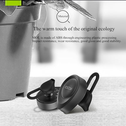 QCY J11 Auriculares inalámbricos universales con Bluetooth 4.1 y micrófono para teléfonos inteligentes u otros dispositivos Bluetooth, distancia efectiva de Bluetooth: 10 m