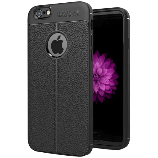 For iPhone 6 Plus & 6s Plus Litchi Texture TPU Protective Back Cover Case, For 6P & 6sP