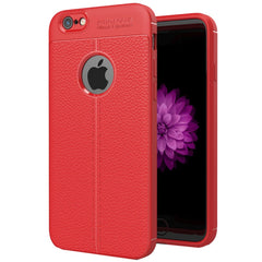 For iPhone 6 Plus & 6s Plus Litchi Texture TPU Protective Back Cover Case, For 6P & 6sP